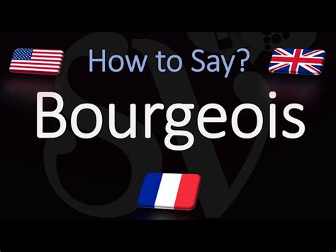 how do you pronounce bourgeois|bourgeois how to say.